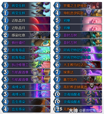 炉石传说33.6.2星舰DK卡组推荐