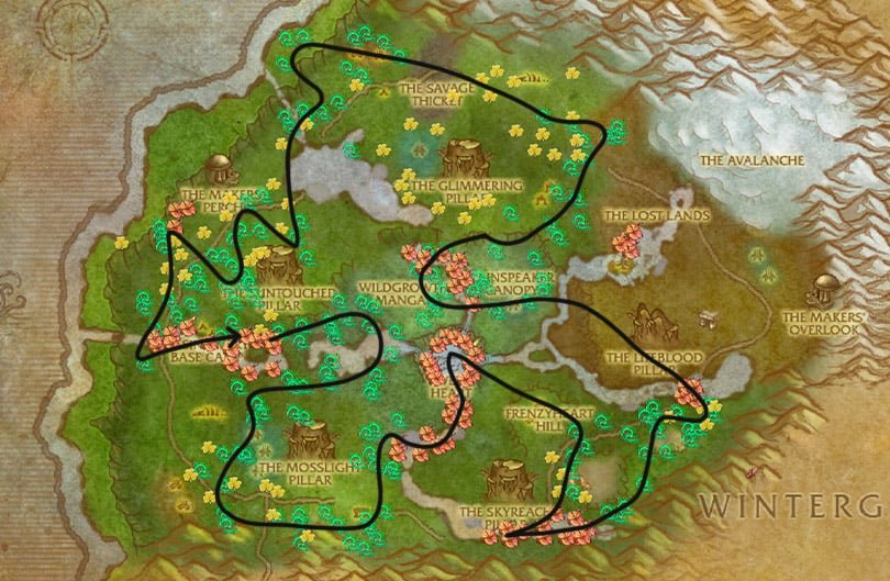 魔兽世界熊猫人之谜草药学1-600级升级攻略