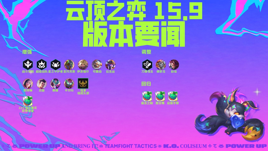 云顶之弈15.9BUG修复一览