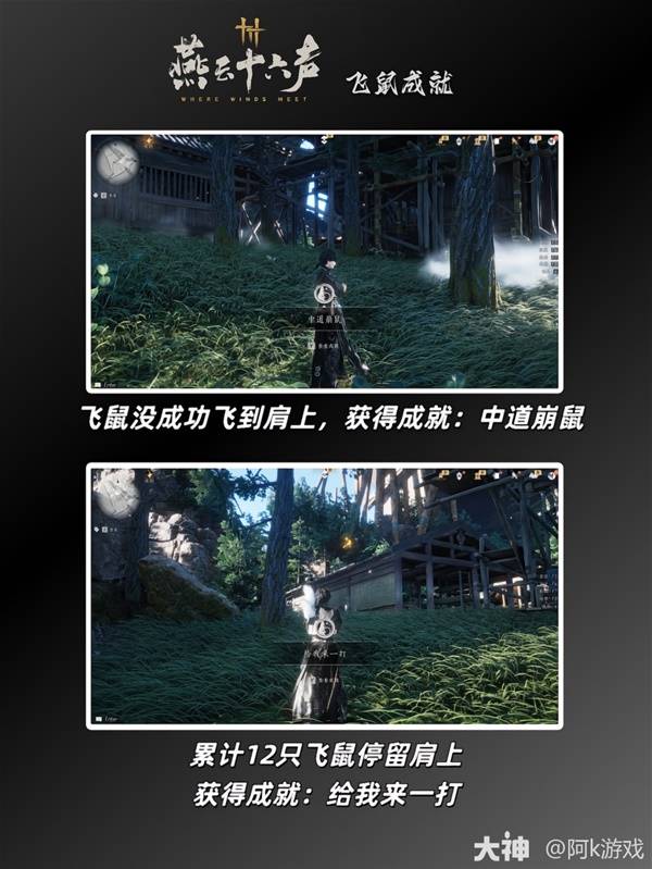 燕云十六声飞鼠成就攻略